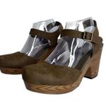 Pierre Dumas Shoes Womens Size 8.5 Brown Mary Jane Block Heel Faux Wood platform Photo 0