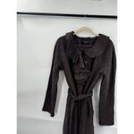 Cynthia Rowley Cynthia Rowley Wool Jacket Women Small Brown Ruffle Bohemian Academia Old Money Photo 3