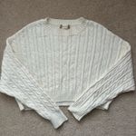 Altar'd State  Off White Cable Knit Sweater Photo 1