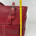 Coach Legacy Hampton Gallery Tote Leather Red F11396 Photo 14