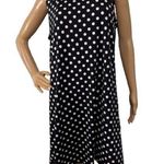 Nik And Nash Black/White Polkadot Knee Length Casual Dress Size XL Black Photo 0