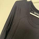 Athleta  Black Long Sleeve Shirt Dress Photo 2