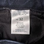 Just Black Jeans Womens 32 Flare Bootcut Stretch Denim Made in USA Classic Blue Photo 6