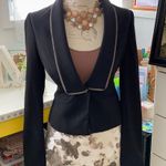 BCBG Maxazria black one button suit blazer jacket Photo 1