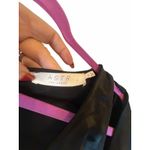 ASTR The Label Black Satin Cold Shoulder Longsleeve Dress Photo 2