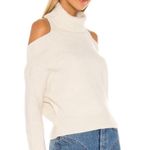 Lovers + Friends  Anisa Cream Open Back Turtleneck Pullover Sweater Small Photo 1