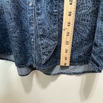 Cloth & Stone  Women's Blue Chambray Print Shirt Dress Small Boho‎ Western 70's Photo 7