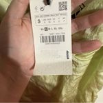 ZARA  Green Ruched Asymmetrical‎ Slip Dress Photo 3