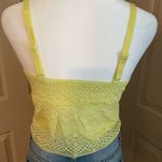 Auden Yellow Lace Camisole NWOT Size L Photo 1