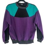 Vintage 1980s Windbreaker Pullover Colorblock Size M Photo 0