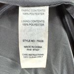 NWT Dolce Cabo Double Breasted Coat with Removable Knit Collar Brown Zebra Small Photo 7