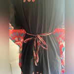 Trina Turk silk blend kimono waist tie resort beach dress, size medium Photo 14