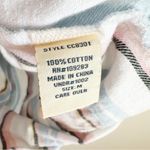 Ocean Drive Striped Lightweight Beach Overall Romper sz Medium Photo 7