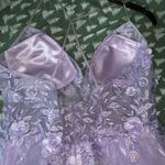 Coya Collection Purple Floral Lace Homecoming Dress  Photo 7