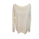 Lulus Cream Knit Sweater Women's Small Long Sleeve Round Neck Casual Photo 2