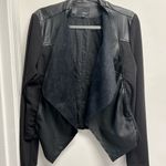 Edyson Elegant Black Drape Front Blazer Size XL Photo 0
