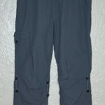 Marmot  Convertible Hiking Capris Women’s Roll Tab Mid-Rise Gray Size 10 Photo 0