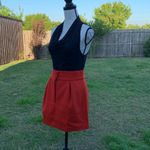 Majorelle -Judy Mini Skirt in Red Orange Photo 2