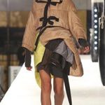 JT BY JT | High Fashion Designer Cotton Short Silk Overlay Avant Garde Black S Photo 4