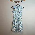 Reiss  Frida Blue abstract patterned dress Photo 5