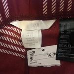 H&M NWT  xs burgundy leggings Photo 2