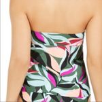 Hula Honey  OLIVE Tropics Print Tankini Swim Top Photo 2