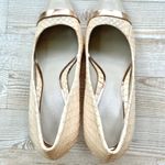 Elie Tahari  Snake Embossed Cap Toe Pointed Stiletto Heels | Ivory Size 37 1/2 Photo 5