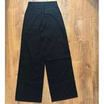 Madewell NWT Superwide-Leg Trouser Jeans In Black Rinse Wash Size 23 Photo 7