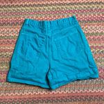 90s VTG HONORS HIGH RISE TEAL DENIM MOM SHORTS Green Size 27 Photo 3