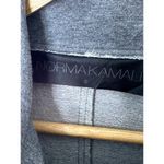 Norma Kamali Gray Full-Zip Cargo Hooded Sweat Jacket Women's Size Small Photo 5