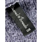 Sacred Threads  Oversized Cardigan Blue Purple OS One Size EUC!! Photo 2