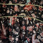 EXPRESS  Floral Backless Dress - Black and Pink Photo 4