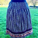 Anthropologie Edme and Esyllte Beribboned Rings Printed Skirt Photo 5