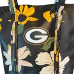 NFL Green Bay Packers  Weekender Dahlia Floral Tote Bag NWT Yellow Green Black Photo 1
