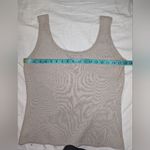 Donna Karan  Scoop Tank Top Women's Medium Beige Photo 10