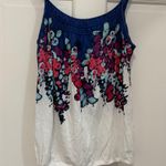 American Eagle  Y2K Floral Tank Top Smocked Camisole With Side Tie Boho Cottage Photo 3