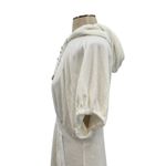 Juicy Couture  French Terry Dress Cover-Up‎ Y2K Hooded Zip Up White Size Small Photo 6