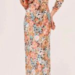 For Love & Lemons Polly Maxi Cut Out Front Tie Dress Size XS Photo 2