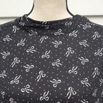 NWT Bow Print Back Tie Blouse | Loft Bow Blouse Photo 1