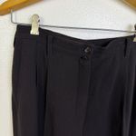 Jil Sander Wool Blend Trouser Pants Womens 28x30.5 Pleated Cuffed Career ALTERED Photo 3