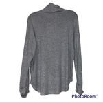 JODIFL  small women's gray turtleneck split side lightweight Photo 4