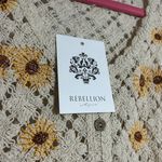 Rebellion Medium boho crop vest top Photo 2