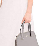 Kate Spade  Patterson Drive Small Dome Leather Crossbody in Grey Photo 0
