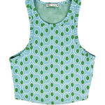 ZARA Light Blue Crop Top Medium Photo 0