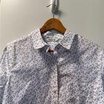Orvis  Women Button Down Long Sleeve Blouse Floral Lightweight Cotton Outdoor‎ 14 Photo 1