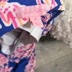 Lilly Pulitzer Strapless Dress in Blue and Pink Coral Print size medium Photo 2