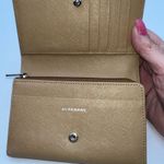 Burberry  Saffiano Leather Snap Front Wallet Photo 3