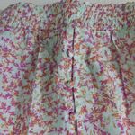 Roxy M Chintz Floral Pastels Crop Top New! Photo 4