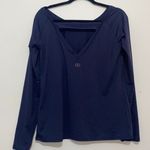 CALIA Long Sleeve Athletic Top size medium navy blue workout Photo 0