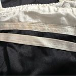 Free People NEW Womens Corset Black White Satin Off The Shoulder Size Medium Photo 9